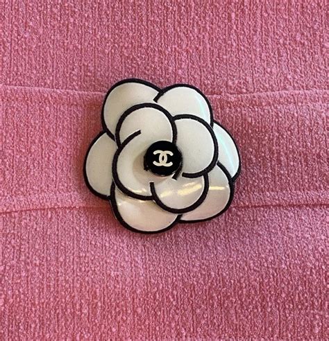 chanel patent leather camellia brooch|chanel camellia brooch for sale.